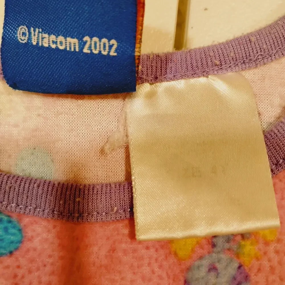 Vintage Y2K Nick Jr. Viacom Blues 4T Toddler Clues Pajama Sleepwear Top Only